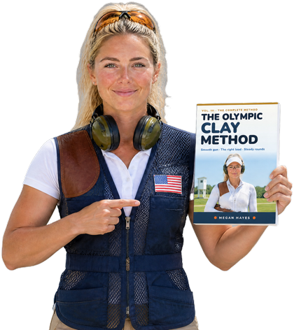 Megan Hayes holding The Olympic Clay Method